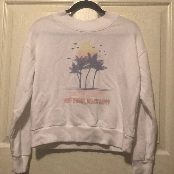 aerie Sweaters - 🐇 aerie Cropped Vintage Look Pullover Sweatshirt